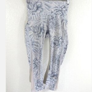 Lululemon Train Times Crop Twine Floral